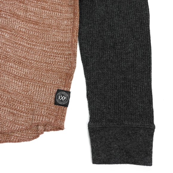 Express Long Sleeve Waffle T-Shirt - Picture 3 of 3